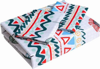 Sunflora Checkered Print Duvet Cover Bedding Set
