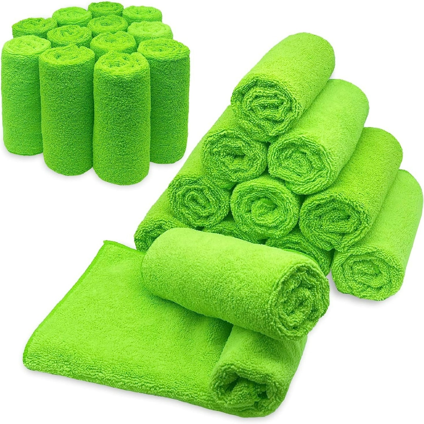 Reusable Kitchen Unpaper Towels Set Solid Colors