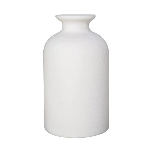 White Amphora Elegant Minimalist Ceramic Vases