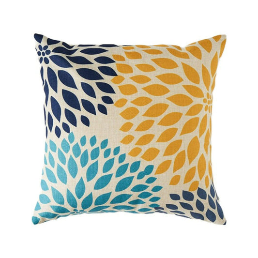Gold and Turquoise Topfinel Pom Throw Pillow Covers