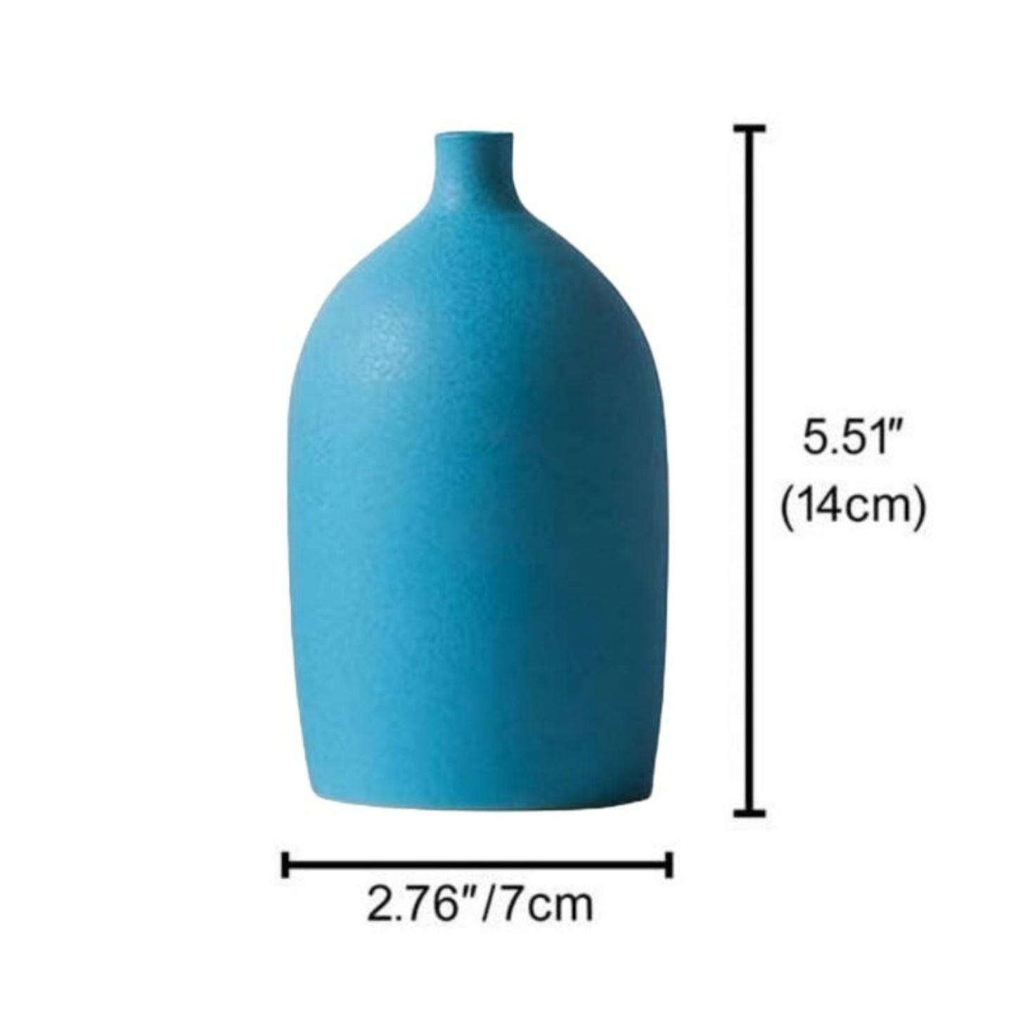 Scandinavian Handmade Glaze Finish Ceramic Vase