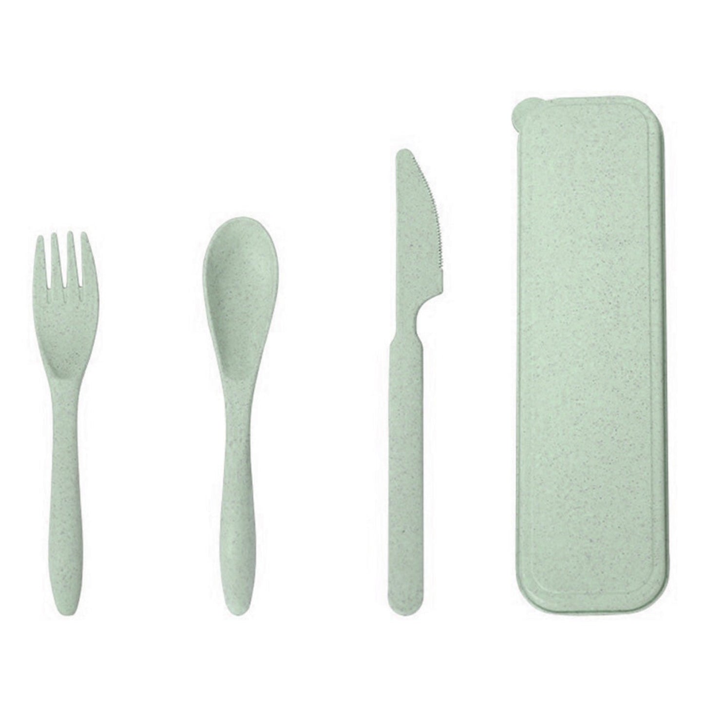 Travel Wheat Straw Flatware Utensil Set